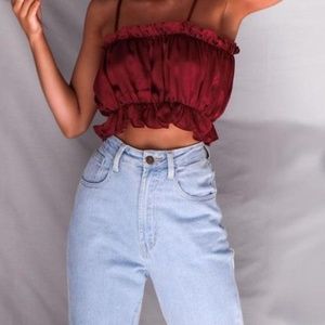 Natalie Ruffle Top-Sincere Sally